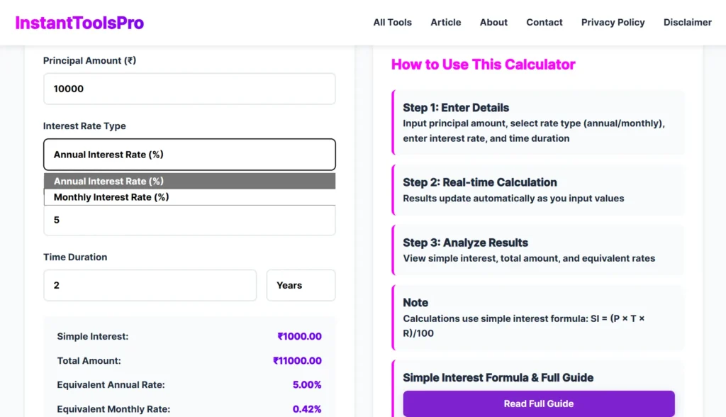 How to Calculate Simple Interest Accurately in 2025 – Your Complete Guide with Examples